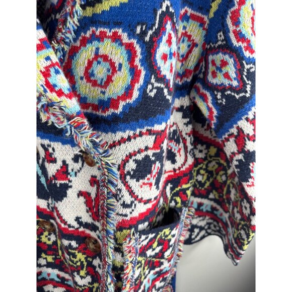 FARM Rio Ainika Knit Cardigan Sweater Cardi W/ Tie Size M NWT $270 - Picture 6 of 7